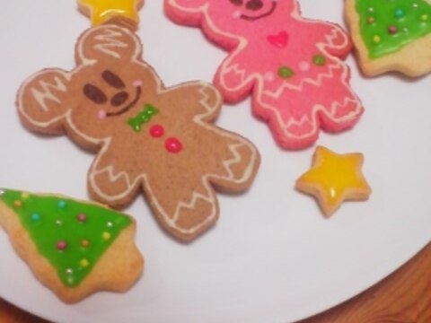 ミッキー ミニー クリスマスクッキー レシピ 作り方 By Tekonani 楽天レシピ ミッキー ミニー クリスマスクッキー レシピ 作り方 By Tekonani 楽天レシピ